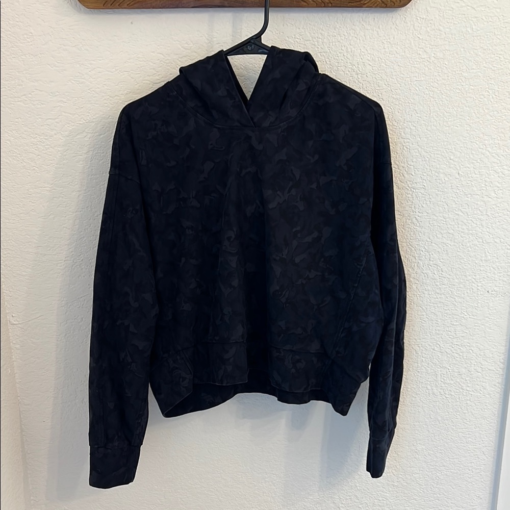 Black & Navy Camouflage Athleta Hoodie